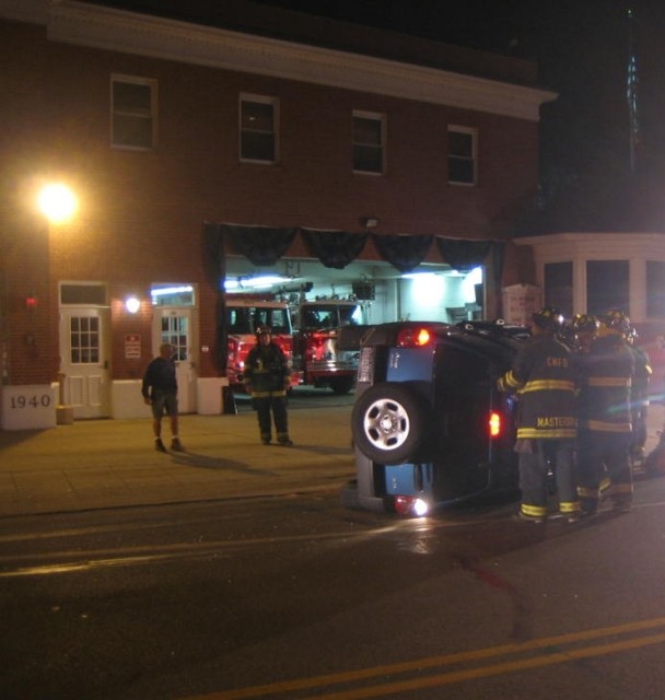 Overturn on the front ramp of CMFD (October '06)